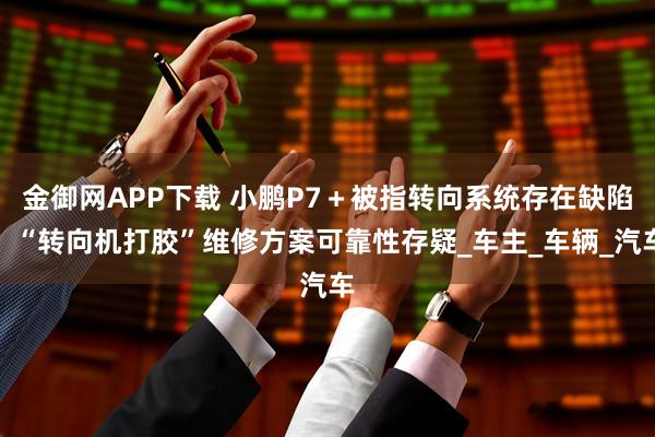 金御网APP下载 小鹏P7＋被指转向系统存在缺陷，“转向机打胶”维修方案可靠性存疑_车主_车辆_汽车