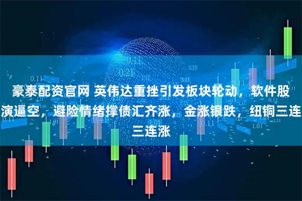豪泰配资官网 英伟达重挫引发板块轮动，软件股上演逼空，避险情绪撑债汇齐涨，金涨银跌，纽铜三连涨
